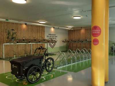 Cykelgarage Broplatsen, Mölndal resecentrum