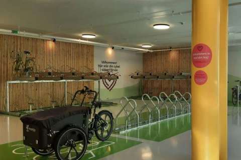 Cykelgarage Broplatsen, Mölndal resecentrum