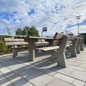 FalcoPark, hållbara parkbänkar och parkbord i Löddeköpinge