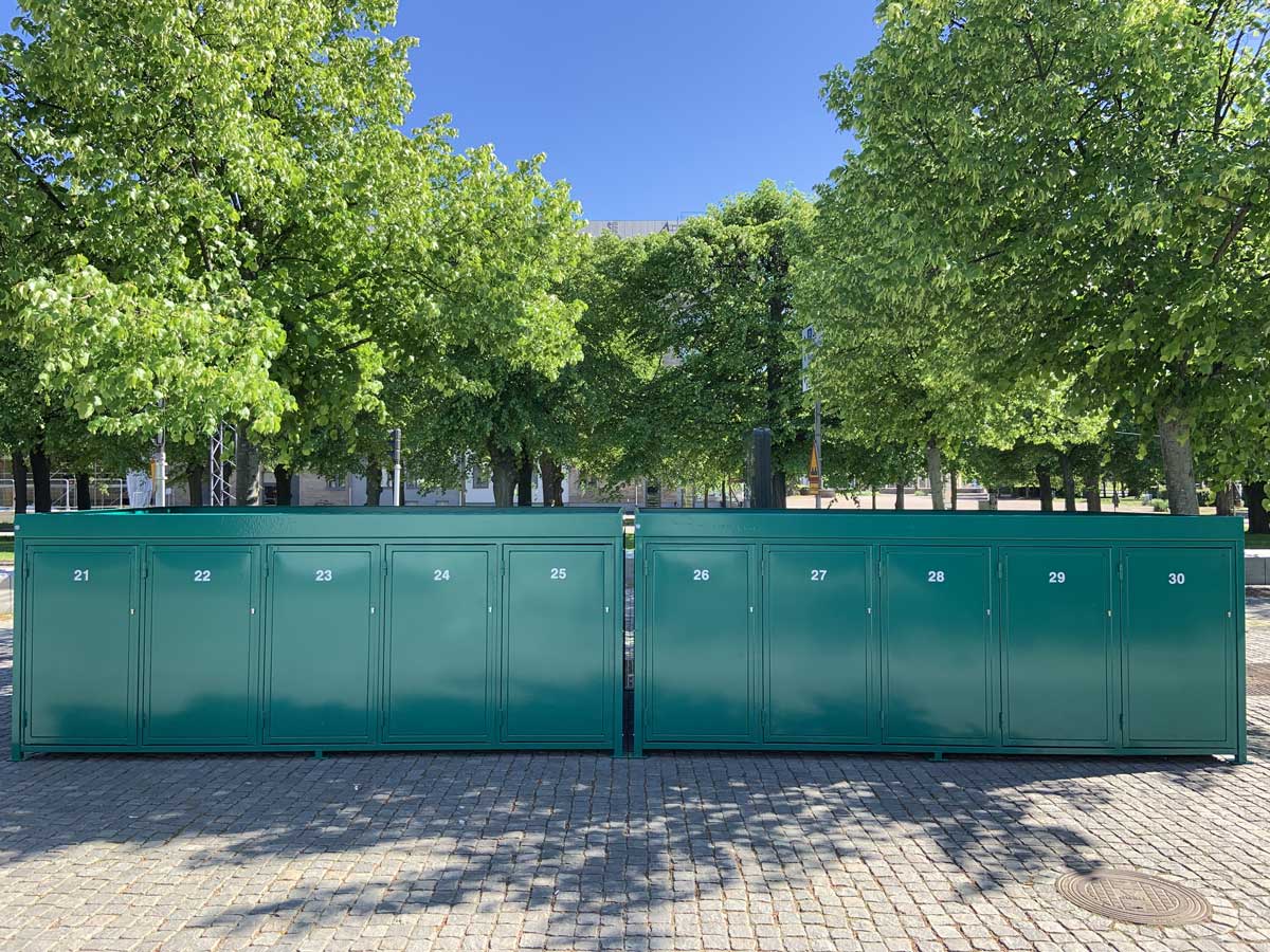 Cykelboxar i specialutförande till Norrköpings Kommun