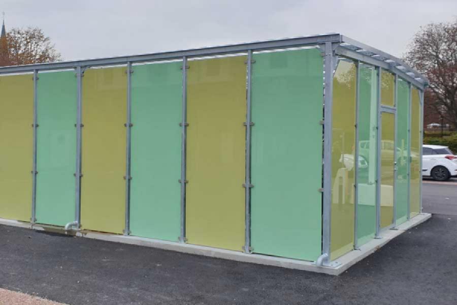 Stilfulla Falco Scandic cykelgarage