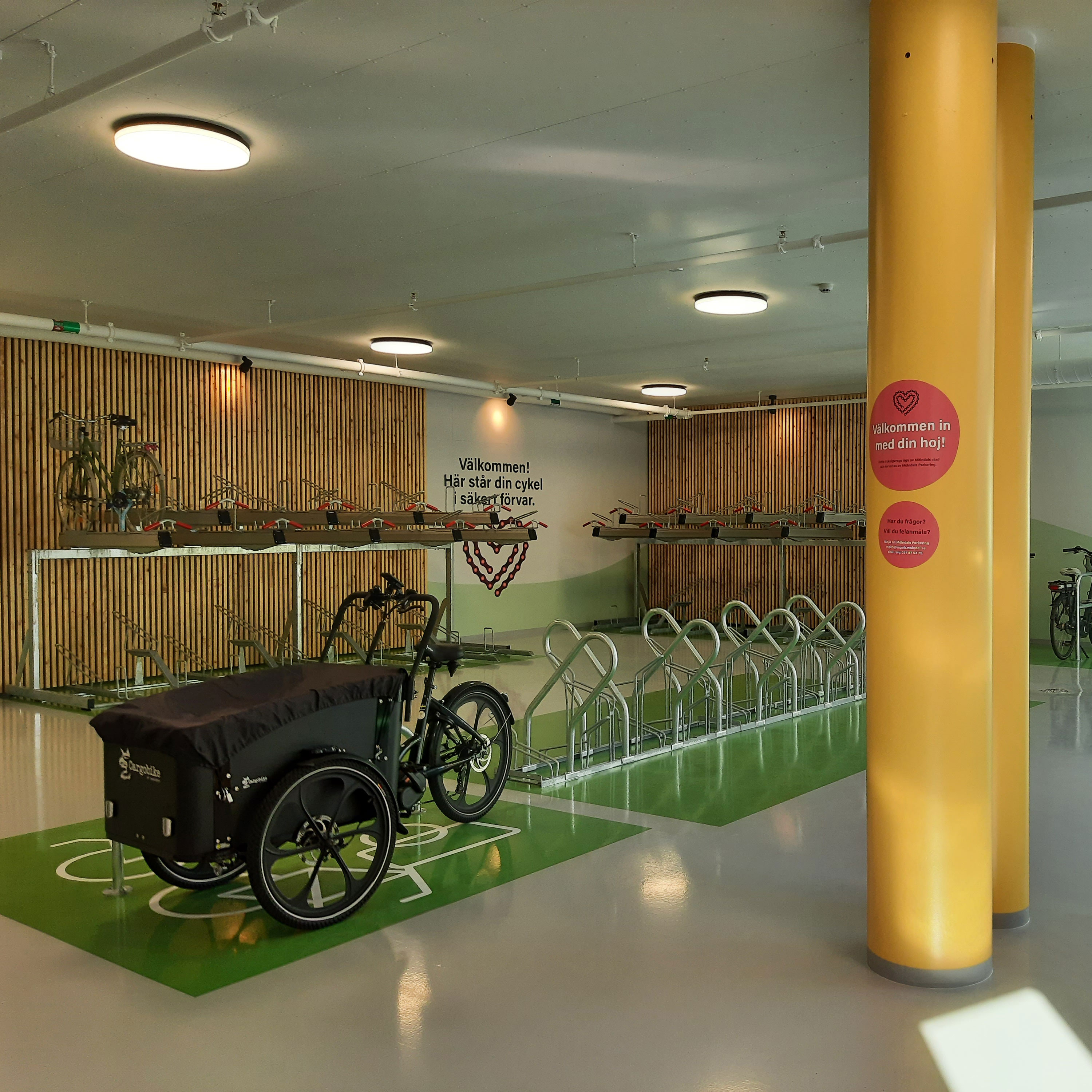 Cykelgarage Broplatsen, Mölndal resecentrum