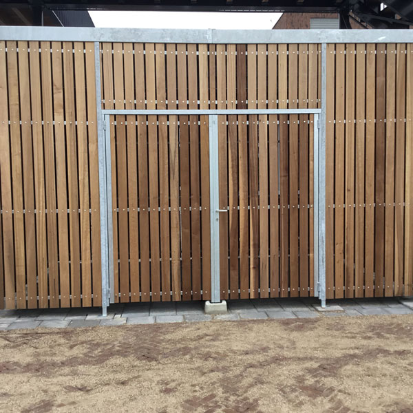 FalcoLok-600 cykelgarage för tvåvåningsställ