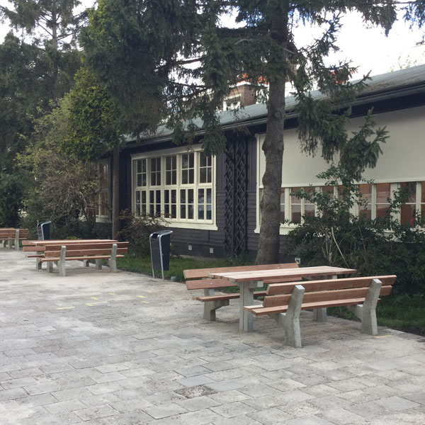 straatmeubilair buitenbank zitbank parkbank FalcoPark