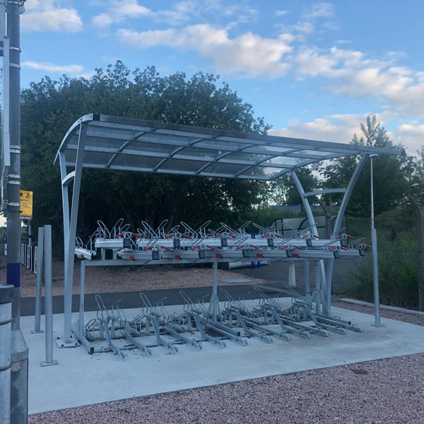 FalcoRail dubbelsidigt cykeltak