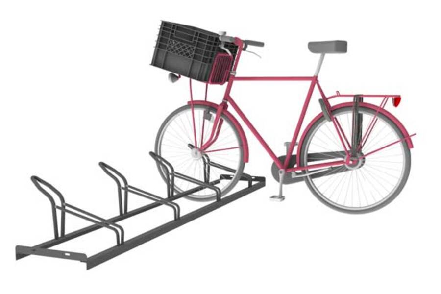 fietsparkeren fietsenrek FalcoSound buitenmodel fiets kratfiets