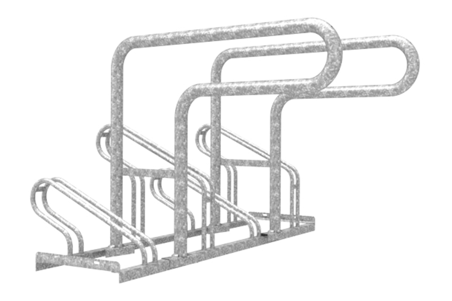 Falco A-11 extra säkert cykelställ med ramlåsning typ Horisontell