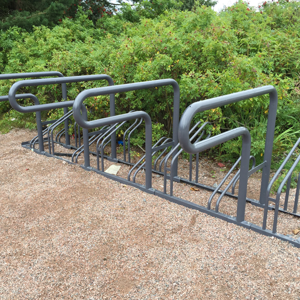 Falco A-11 extra säkert cykelställ med ramlåsning typ Horisontell