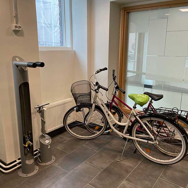 FalcoFix 2.0 Servicestation med cykelpump och cykelverktyg