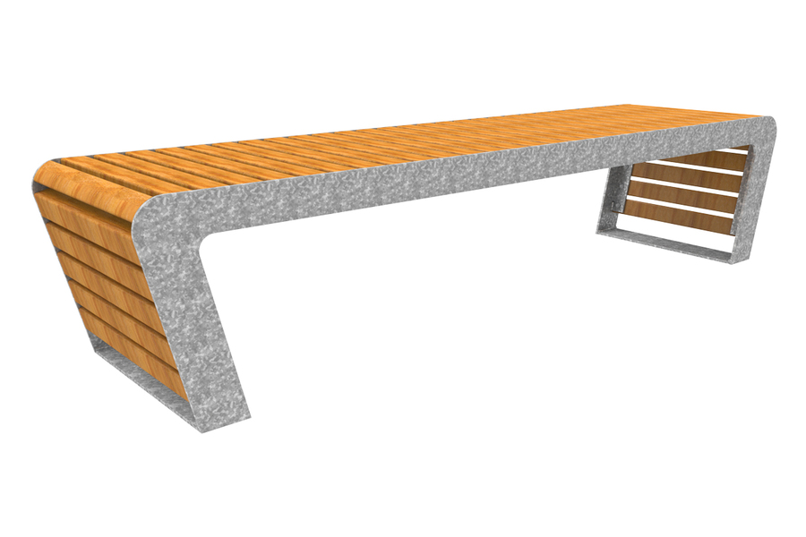 straatmeubilair buitenbank zitbank parkbank fsc hout FalcoLinea