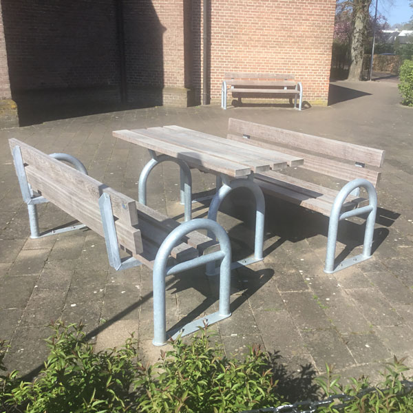 FalcoSwing bänk med ryggstöd