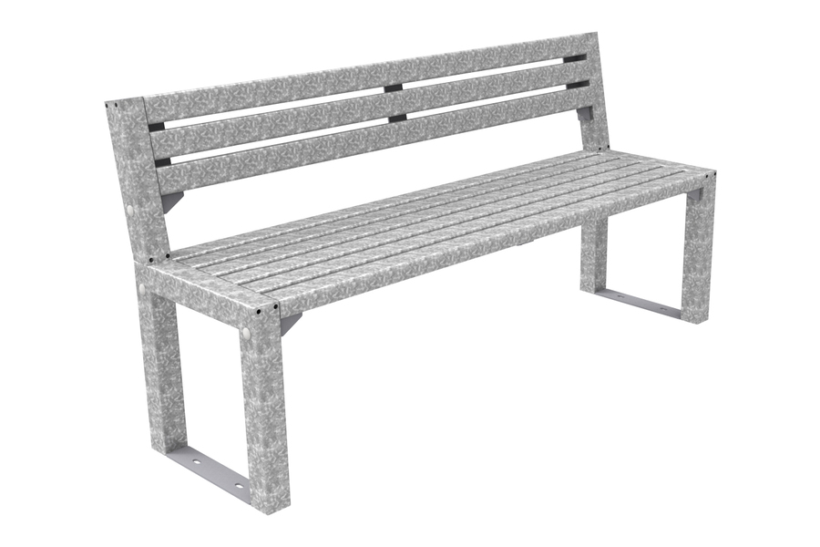 straatmeubilair zitbank buitenbank parkbank staal