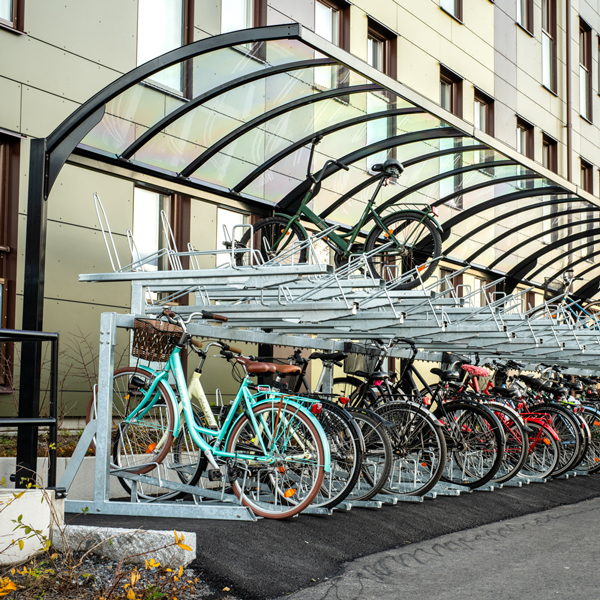 FalcoGamma Level cykeltak för tvåvåningsställ