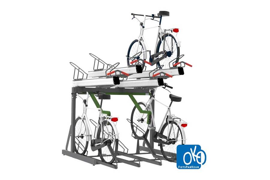 FalcoLevel Premium+ med laddningsuttag för elcyklar