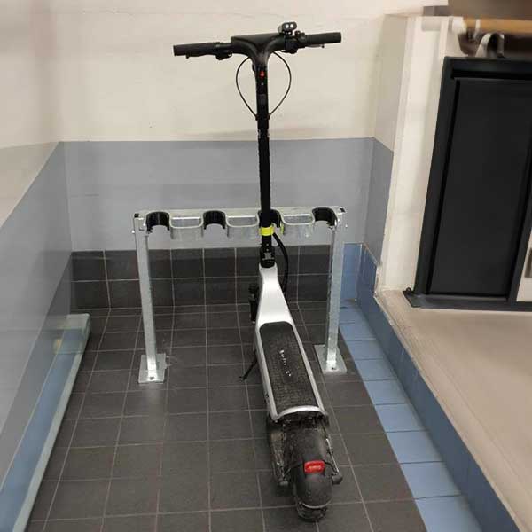 FalcoRush parkeringslösning för elsparkcyklar