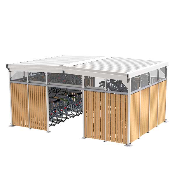 Cykelgarage Falco Scandic - cykelgaraget för resecentrum och tågstationer