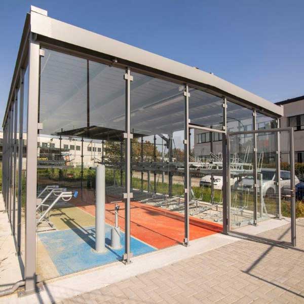 Cykelgarage Falco Scandic - cykelgaraget för resecentrum och tågstationer