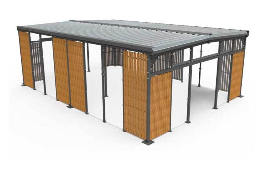 Falco Scandic Recycling – modulbaserat miljöhus