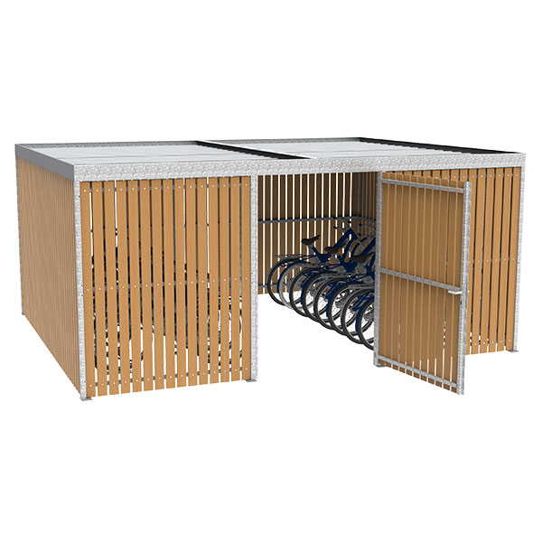 FalcoLok 500 met brede deur te gebruiken als scootmobielberging