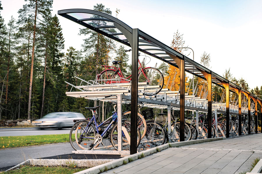 FalcoLevel Eco - cykelställ i två våningar