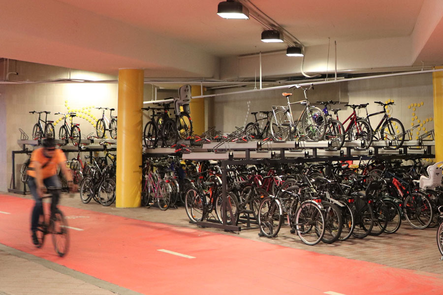 FalcoLevel Premium+ - cykelställ i två våningar