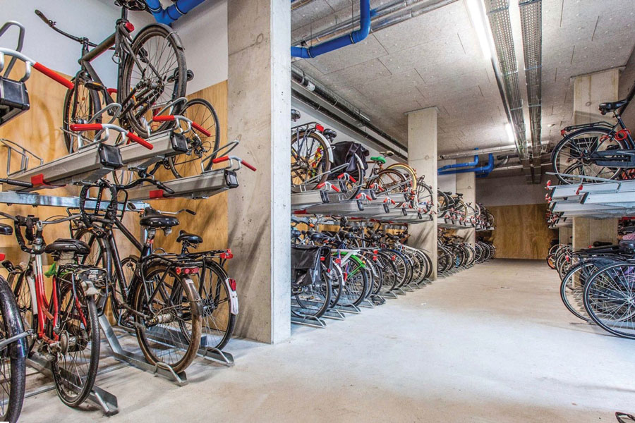 FalcoLevel Premium+ - cykelställ i två våningar