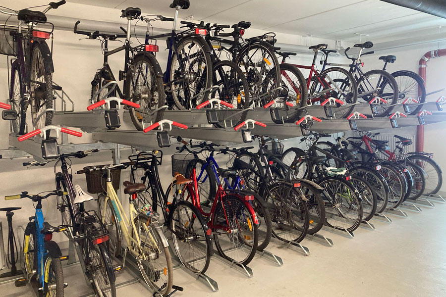 FalcoLevel Premium+ - cykelställ i två våningar