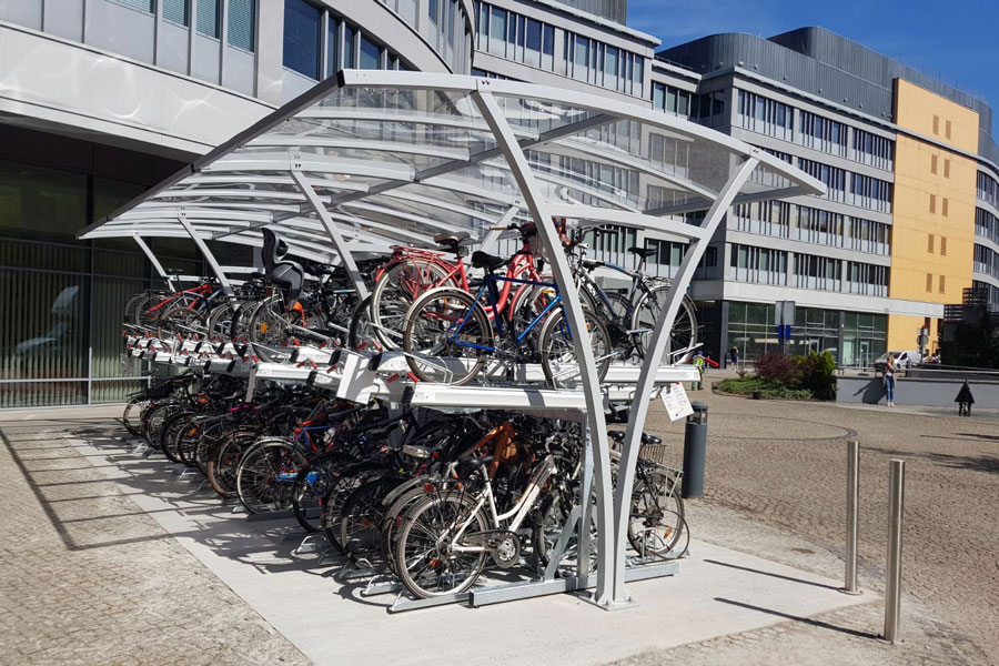 FalcoLevel Premium+ - cykelställ i två våningar