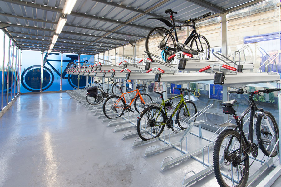 FalcoLevel Premium+ - cykelställ i två våningar