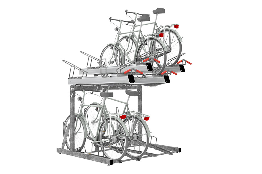 FalcoLevel Premium+ - cykelställ i två våningar