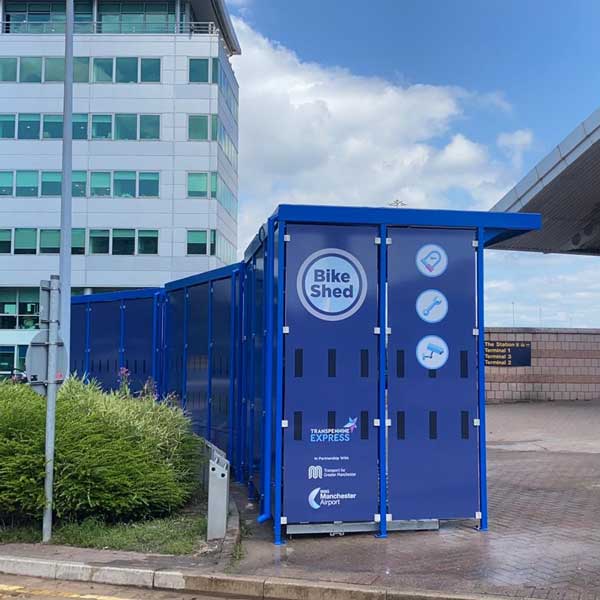 FalcoZan cykelgarage för tvåvåningsställ